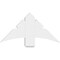 Ekena Millwork Davenport Architectural Grade PVC Gable Bracket, 36"W x 18"H x 2"D x 6"F, 12/12 Pitch GBP036X18X0206DAV00 - alternate 3